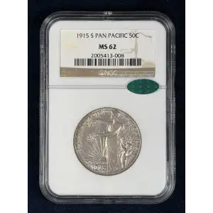 Classic Commemorative Silver--- Panama - Pacific Exposition 1915 -Silver- 0.5 Dollar