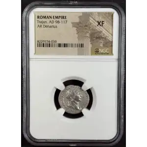 Roman Empire AD 98-117 AR Denarius Trajan (2)