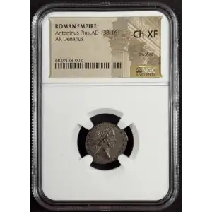 Roman Empire AD 138-161 AR Denarius Antoninus Pius (2)