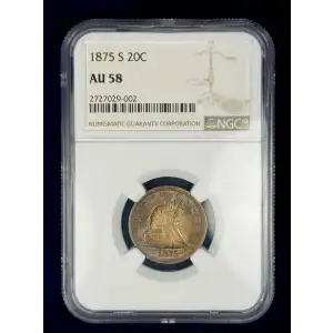 Twenty Cent Pieces-Liberty Seated 1875-1878 (2)