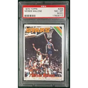 Basketball, 1975, TOPPS, Moses Malone
