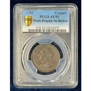 1783 Copper Washington Draped, No Button, BN (6)